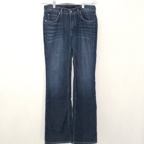 James Jeans Hector Skinny Dip Jeans Bootcut Cotton Mid Rise Women 28 x 33 - Picture 2 of 8